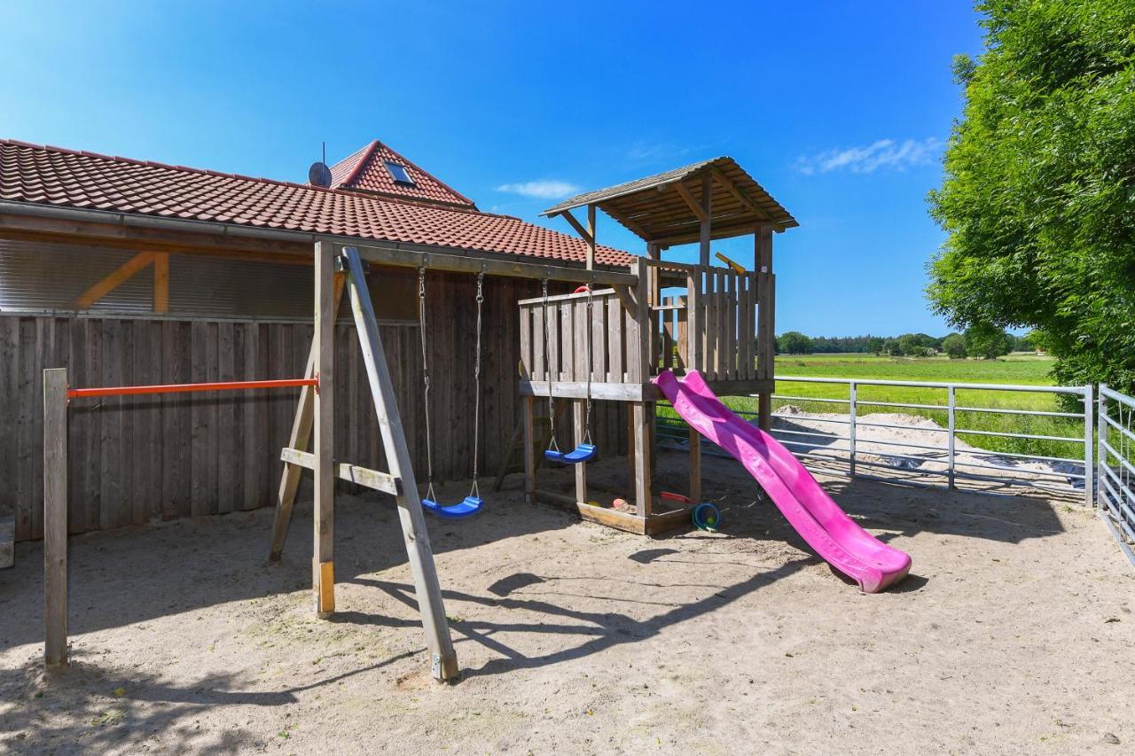 Ferienwohnung Waldblick Auf Dem Ferienhof Eschen Moorweg Exterior foto